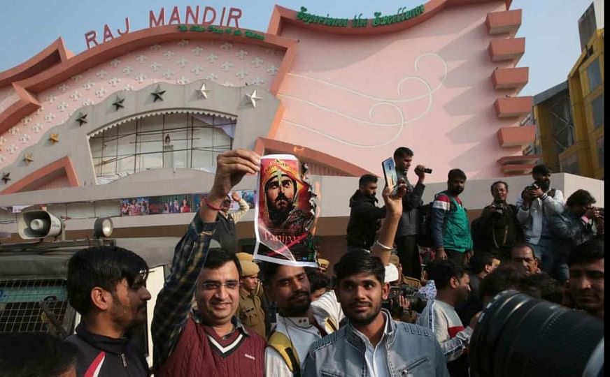 The leaders of the Jat community ransacked two multiplexes in Jaipur and burnt the effigies of the film director Ashutosh Gowarikar for the alleged wrong portrayal of Bharatpur king Maharaja Suraj Mal in an unseemly manner. DH Photo