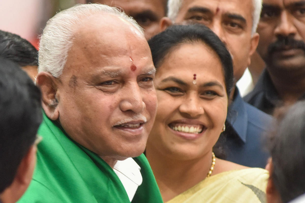 When Yediyurappa was CM for the second time, he showered a lot of projects on his native Bukanakere village and KR Pet taluk, besides other parts of Mandya district. Photo/PTI