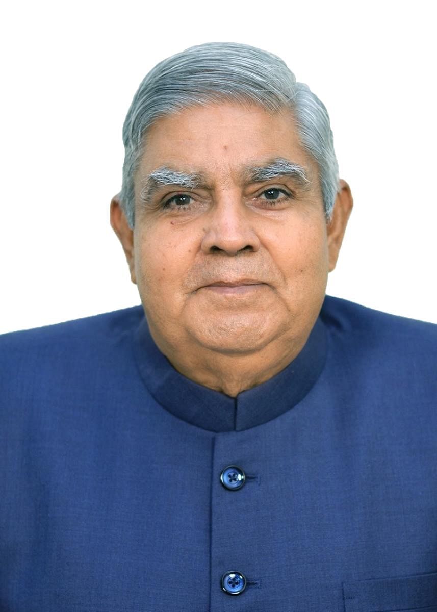  West Bengal Governor Jagdeep Dhankhar. (DH File Photo)