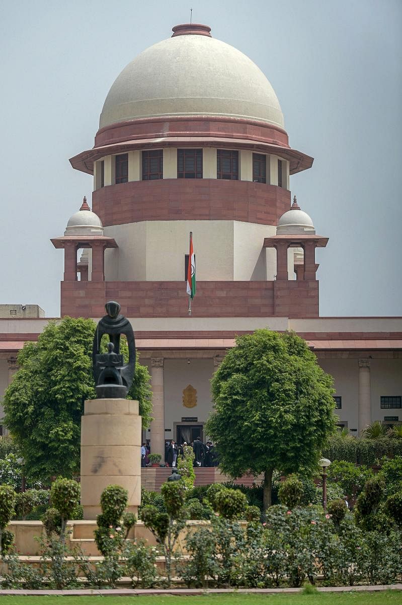 The Supreme Court on Tuesday commenced the hearing on a batch of petitions challenging the constitutional validity of the Centre's decision to abrogate Article 370 of the Constitution. (PTI photo)