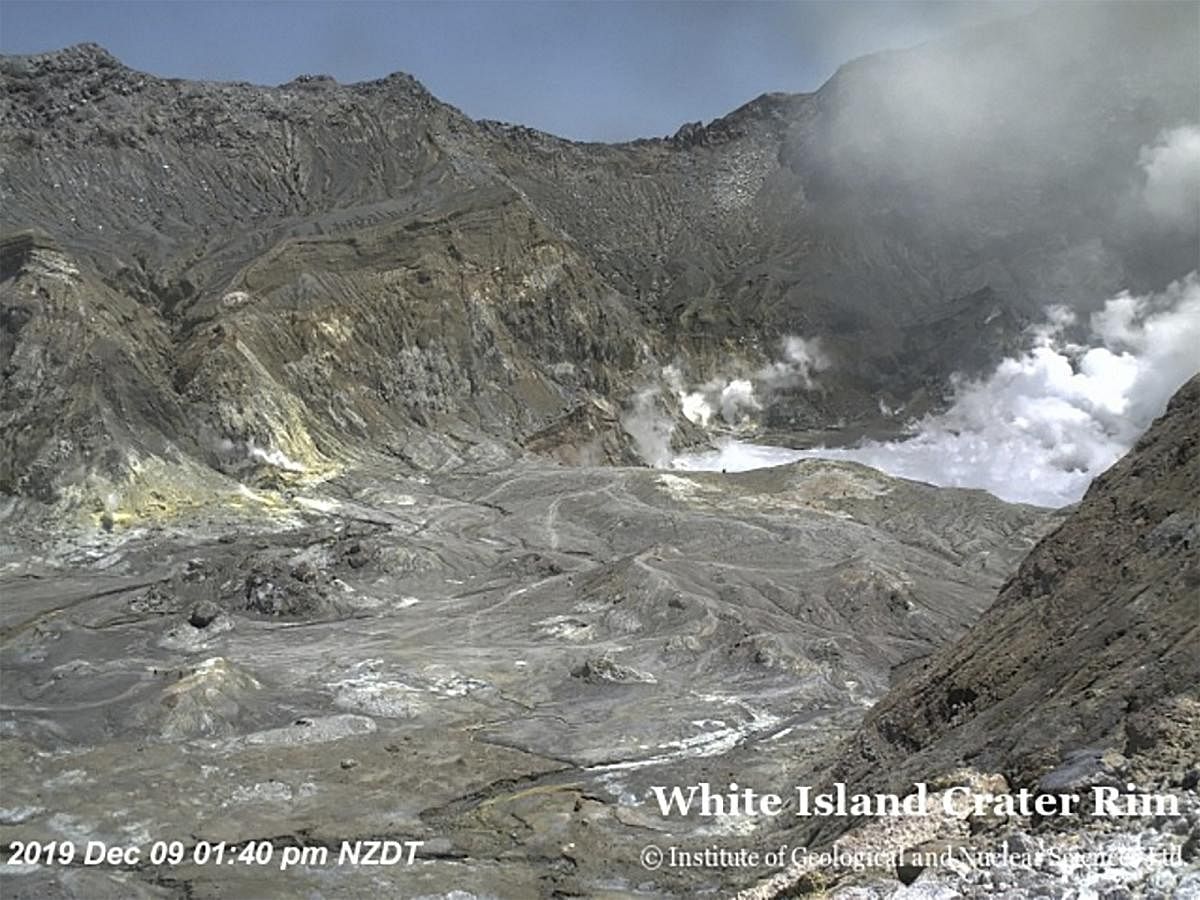 Prime Minister Jacinda Ardern says about 100 tourists were on or near White Island when the volcano erupted and some of them are missing. (AP/PTI Photo)