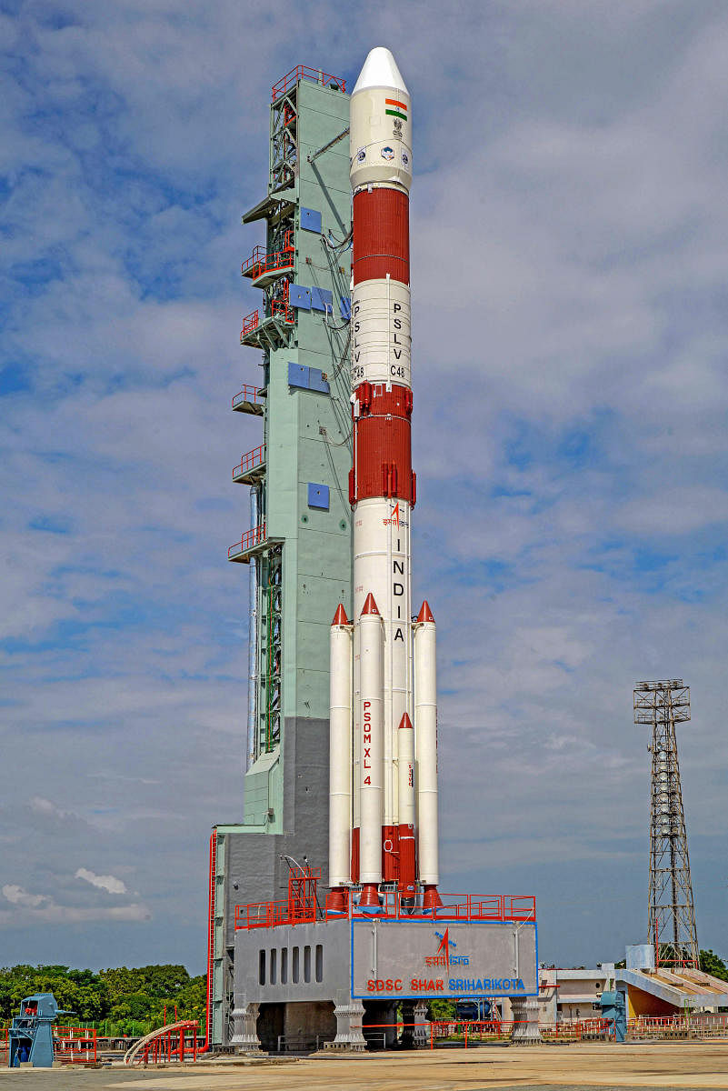 Indian Space Research Organisation ( ISRO)'s Polar Satellite Launch Vehicle 'PSLV-C48. Photo by PTI.