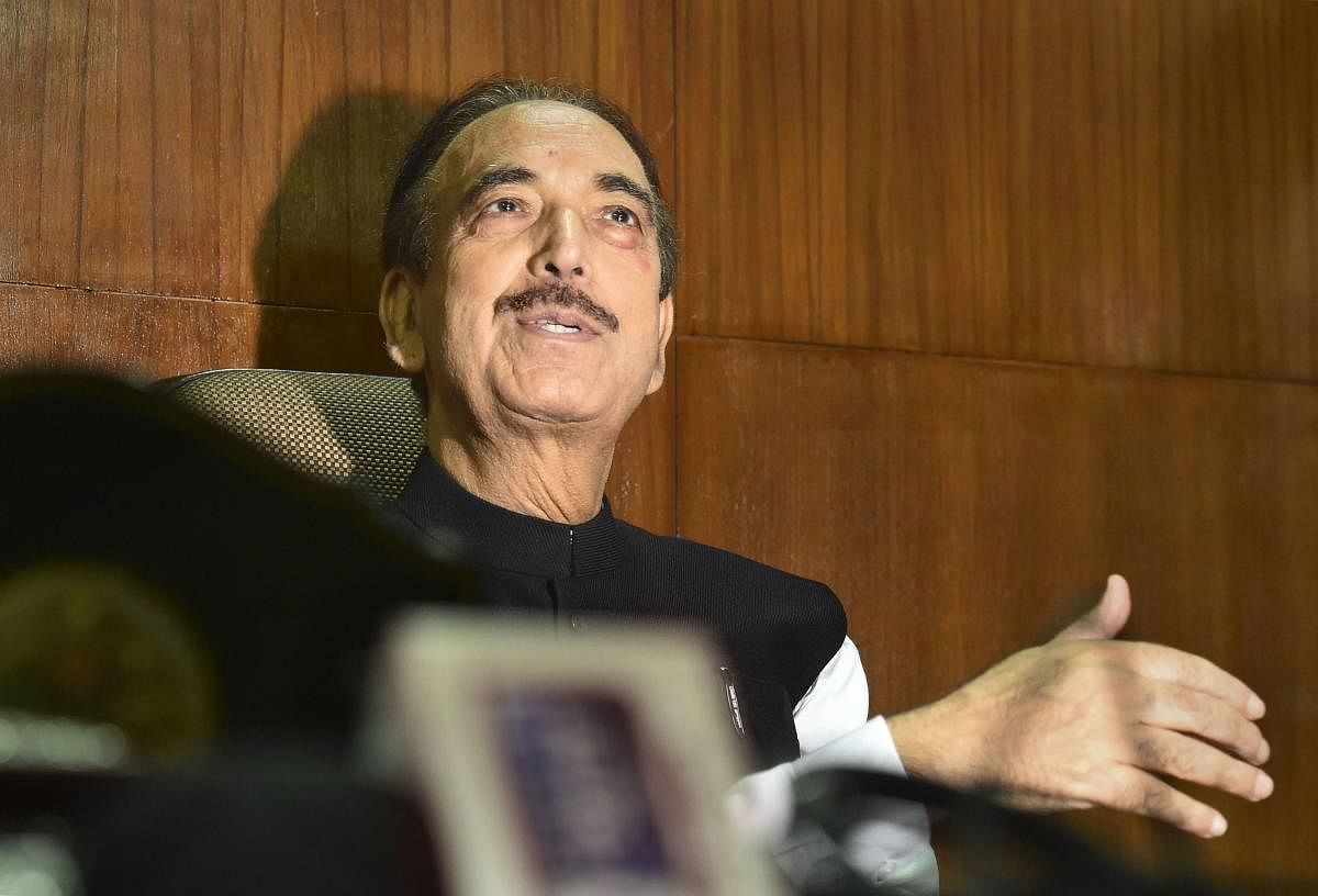This Bill is totally discriminatory and unconstitutional. It has been rejected by one and all from Kashmir to Kanyakumari, said senior Congress leader and Leader of the Opposition in the Rajya Sabha Ghulam Nabi Azad. Photo/PTI