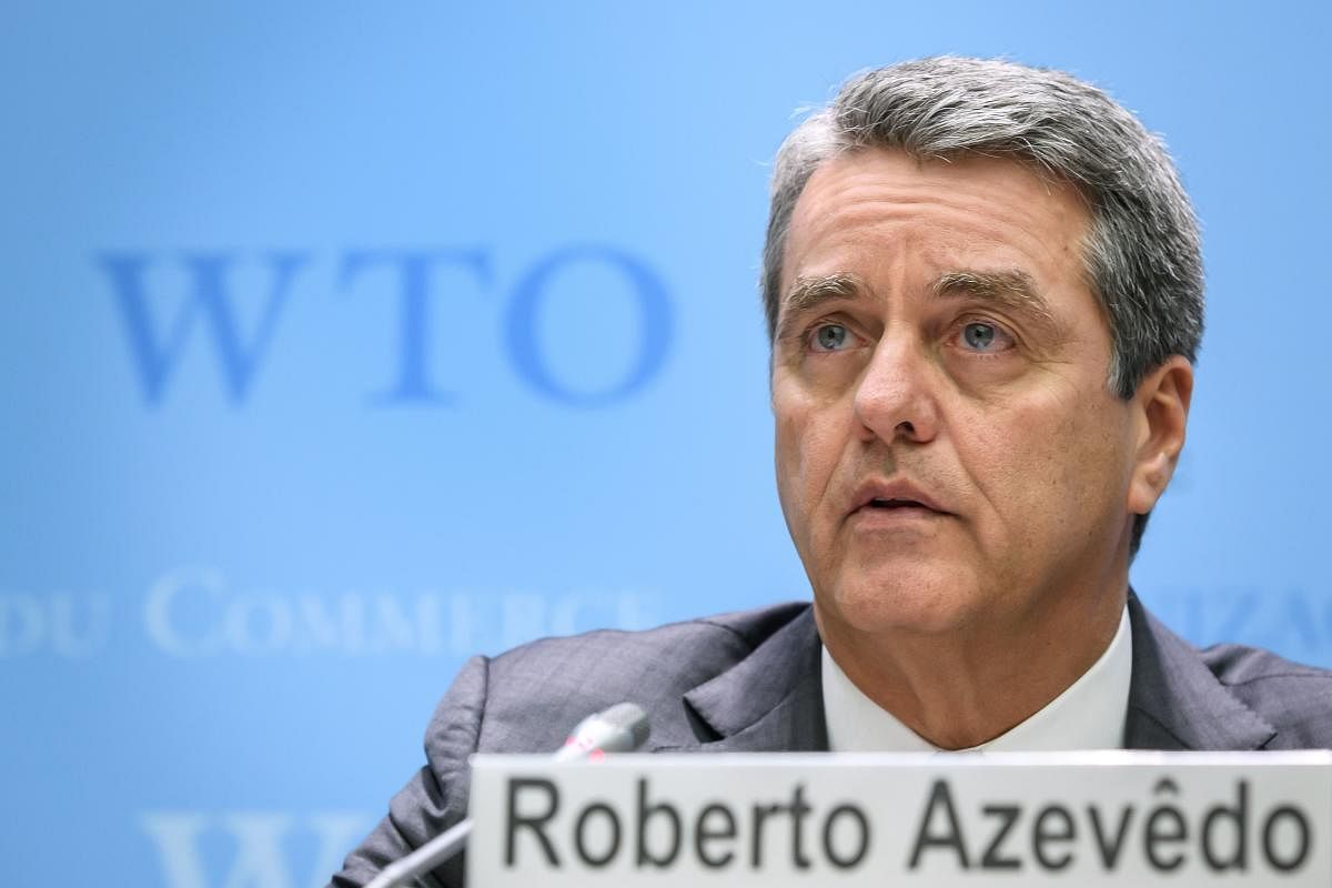 World Trade Organization (WTO) Director General Roberto Azevedo. (AFP Photo)