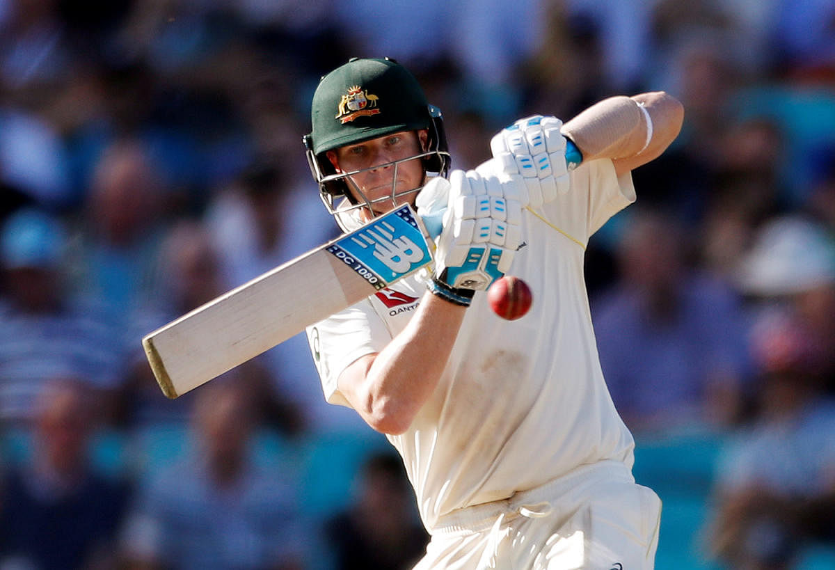 Australia's Steve Smith batting in the 2019 Ashes series. Credit: Reuters