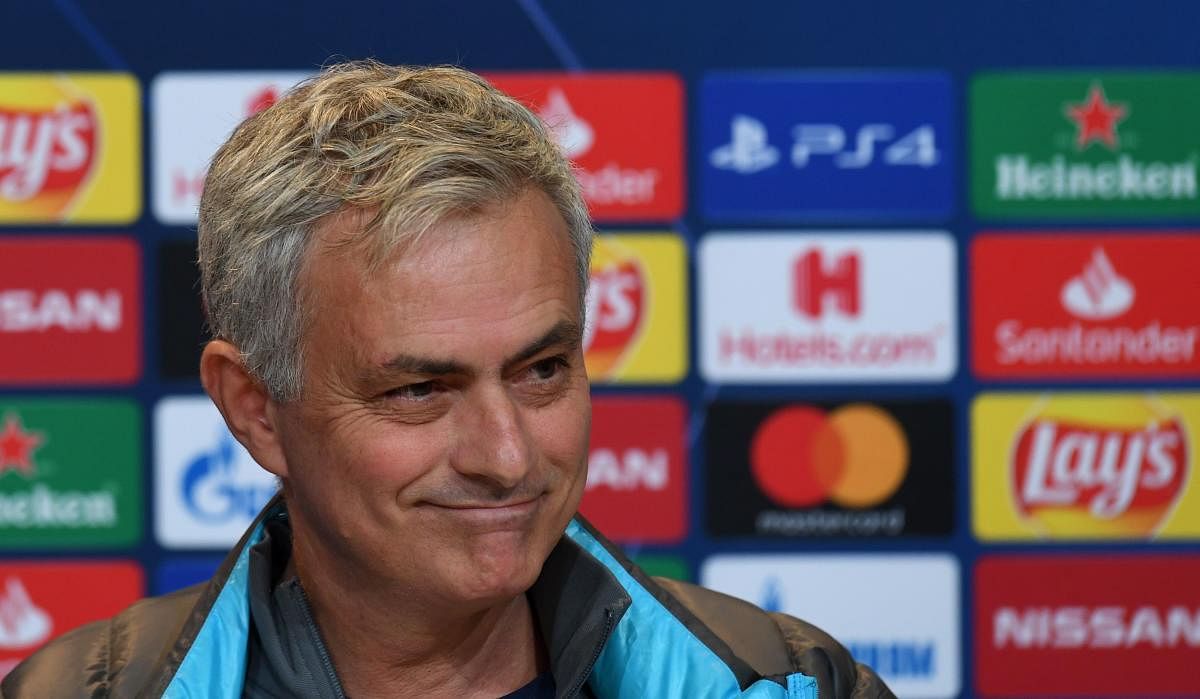 Tottenham Hotspur's Portuguese head coach Jose Mourinho.(Photo by AFP)