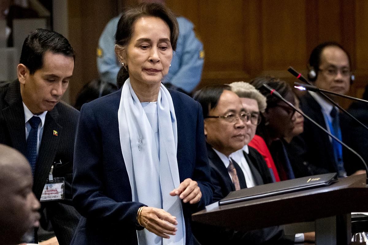 Myanmar's State Counsellor Aung San Suu Kyi. Photo by AFP.