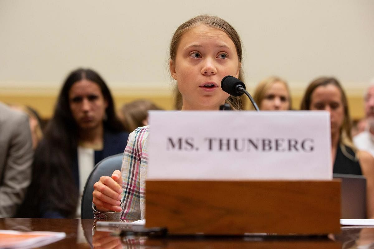 At 16, Thunberg is the youngest individual ever to be named TIME’s Person of the Year. (Photo by AFP)
