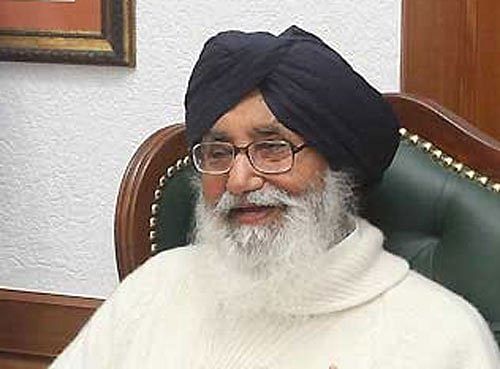 Indications are that nonagenarian former Punjab chief minister Parkash Singh Badal, who celebrated his 92nd birthday on Sunday, might take over reigns of the Shiromani Akali Dal (SAD) from his 57-year old son Sukhbir Badal. Photo/PTI