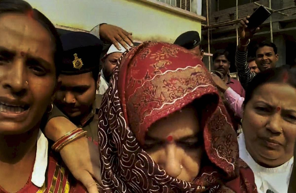 Former Bihar minister Manju Verma, an accused in Muzaffarpur shelter home rape case. Photo by PTI.