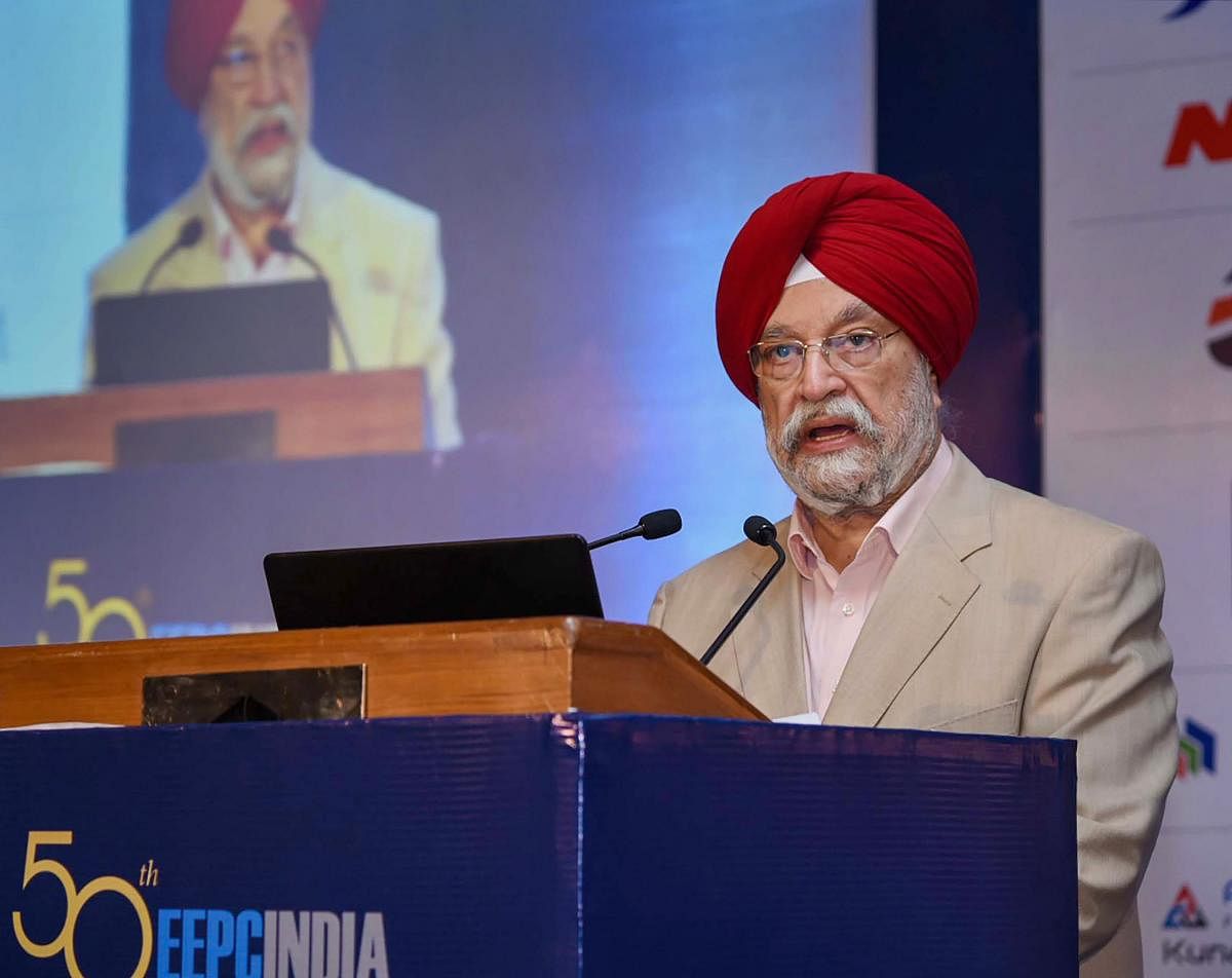 Minister of State for Housing & Urban Affairs Hardeep Singh Puri. Credit: PTI