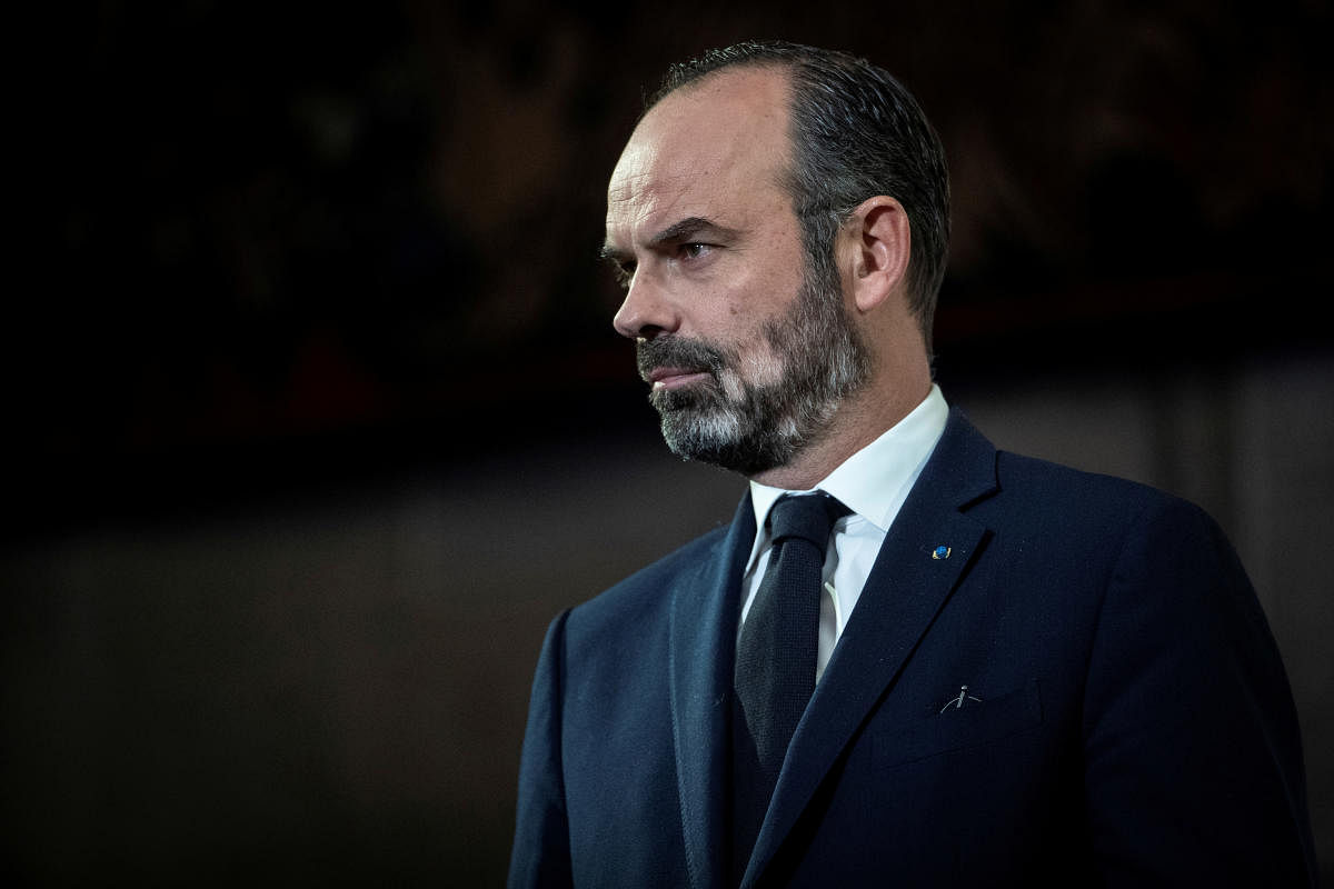 "I am firm on the principle... of a system that will concern everyone... (that will be) truly universal," France's prime minister Edouard Philippe said. (Photo by REUTERS)