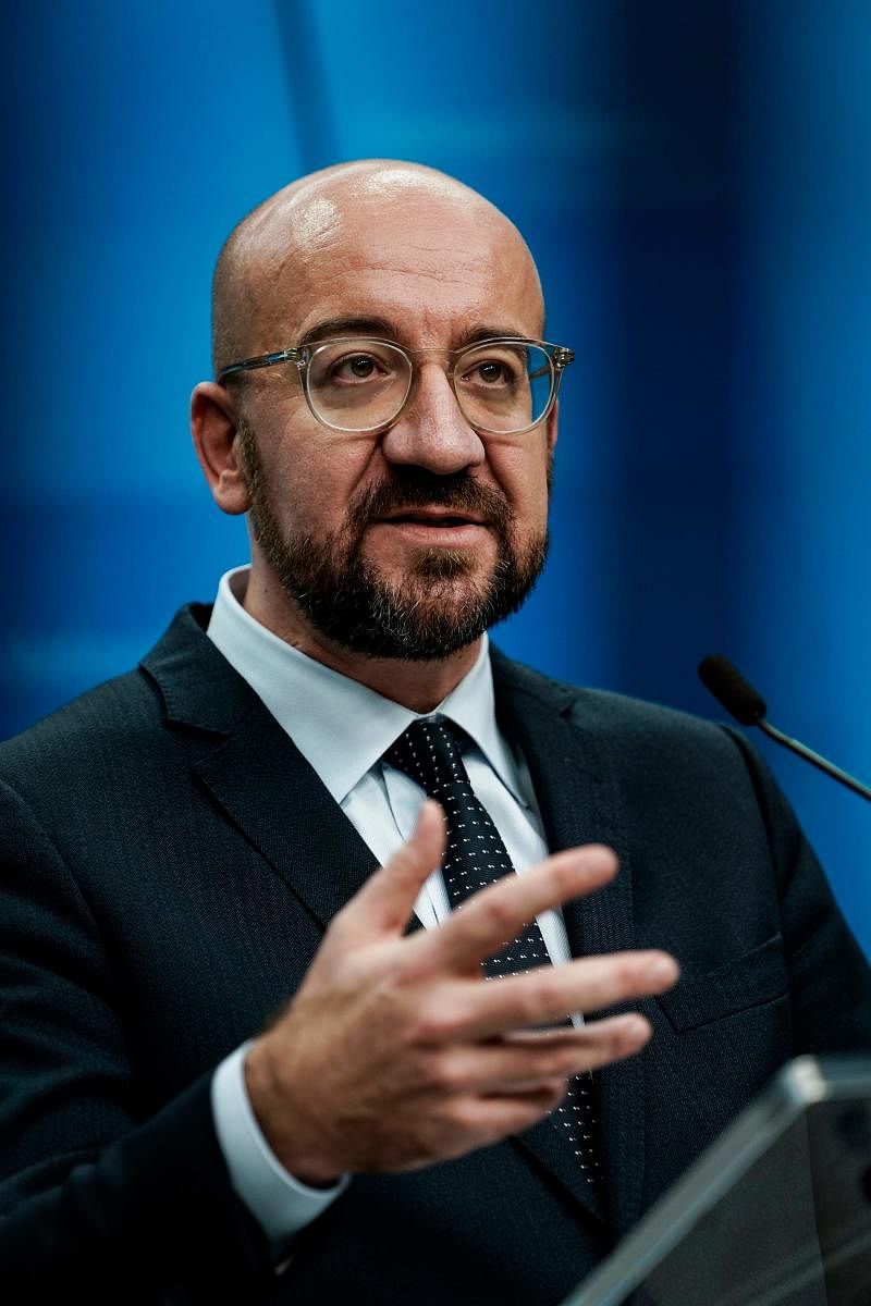 President of the European Council Charles Michel. Photo by AFP.