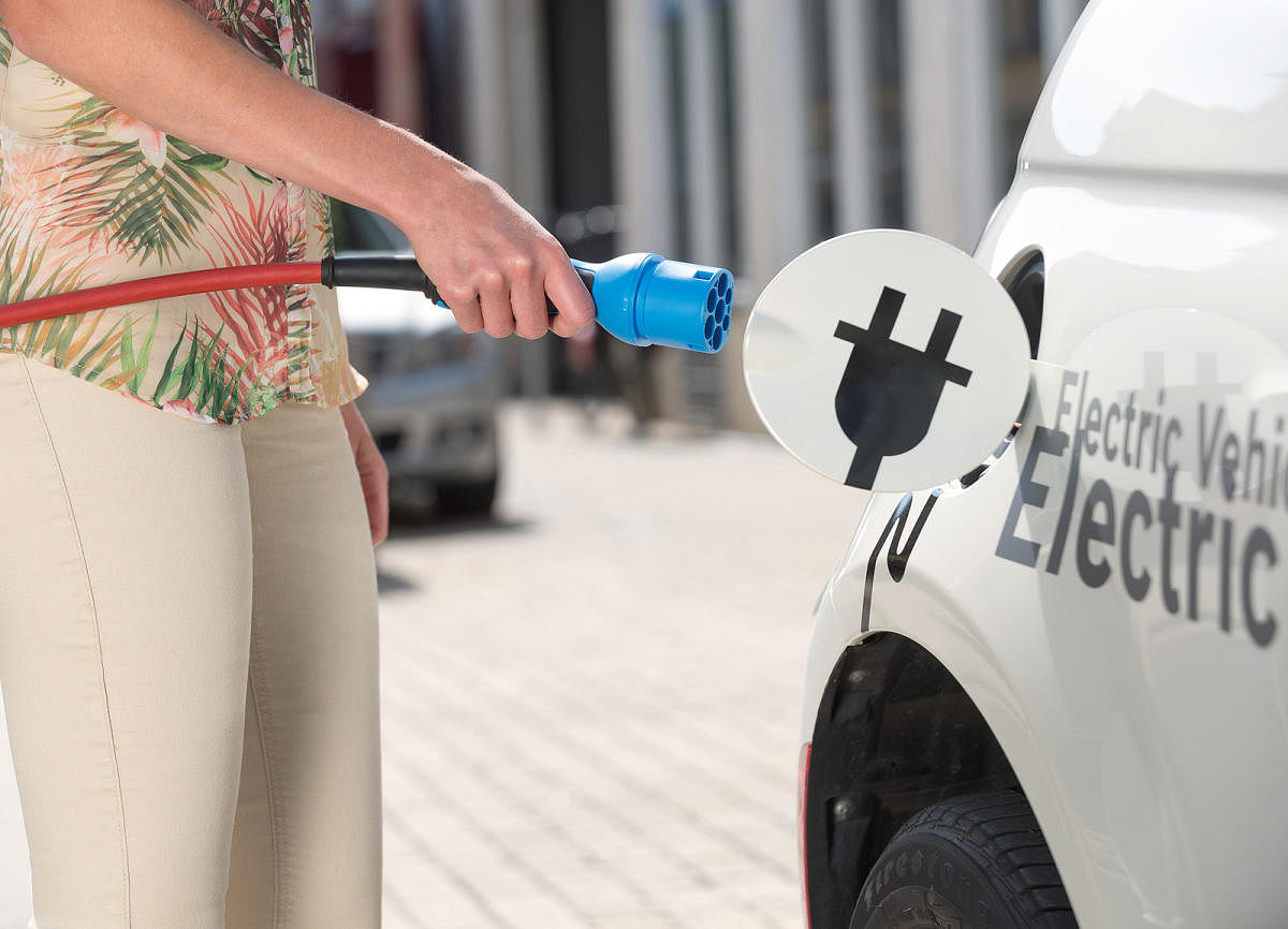E vehicles Charging point (Image for representation)