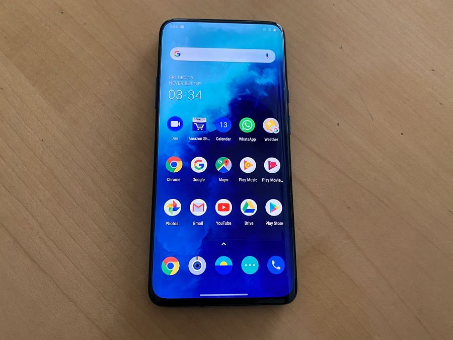The OnePlus 7T Pro. Picture credit: DH Photo