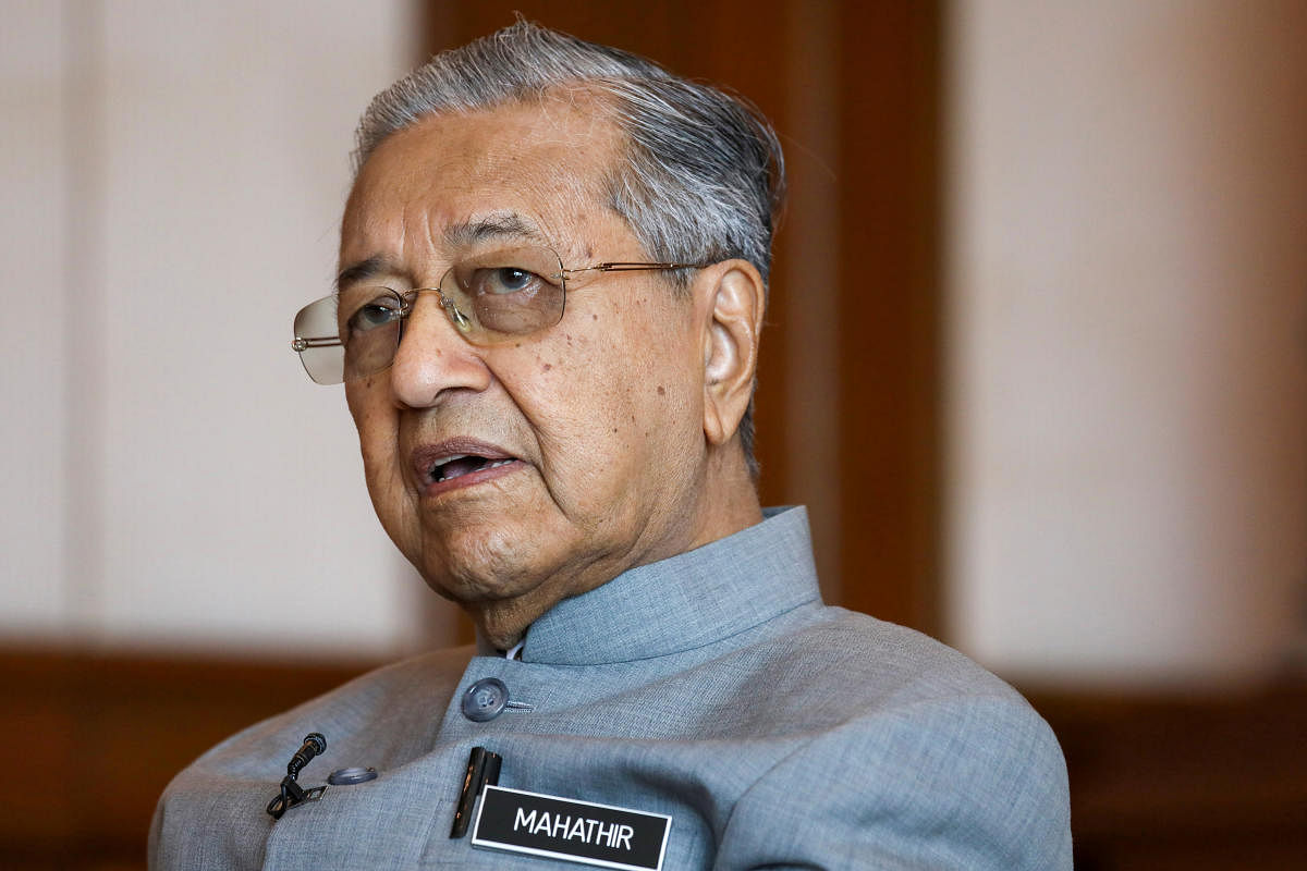 Malaysia's Prime Minister Mahathir Mohamad (Reuters Photo)