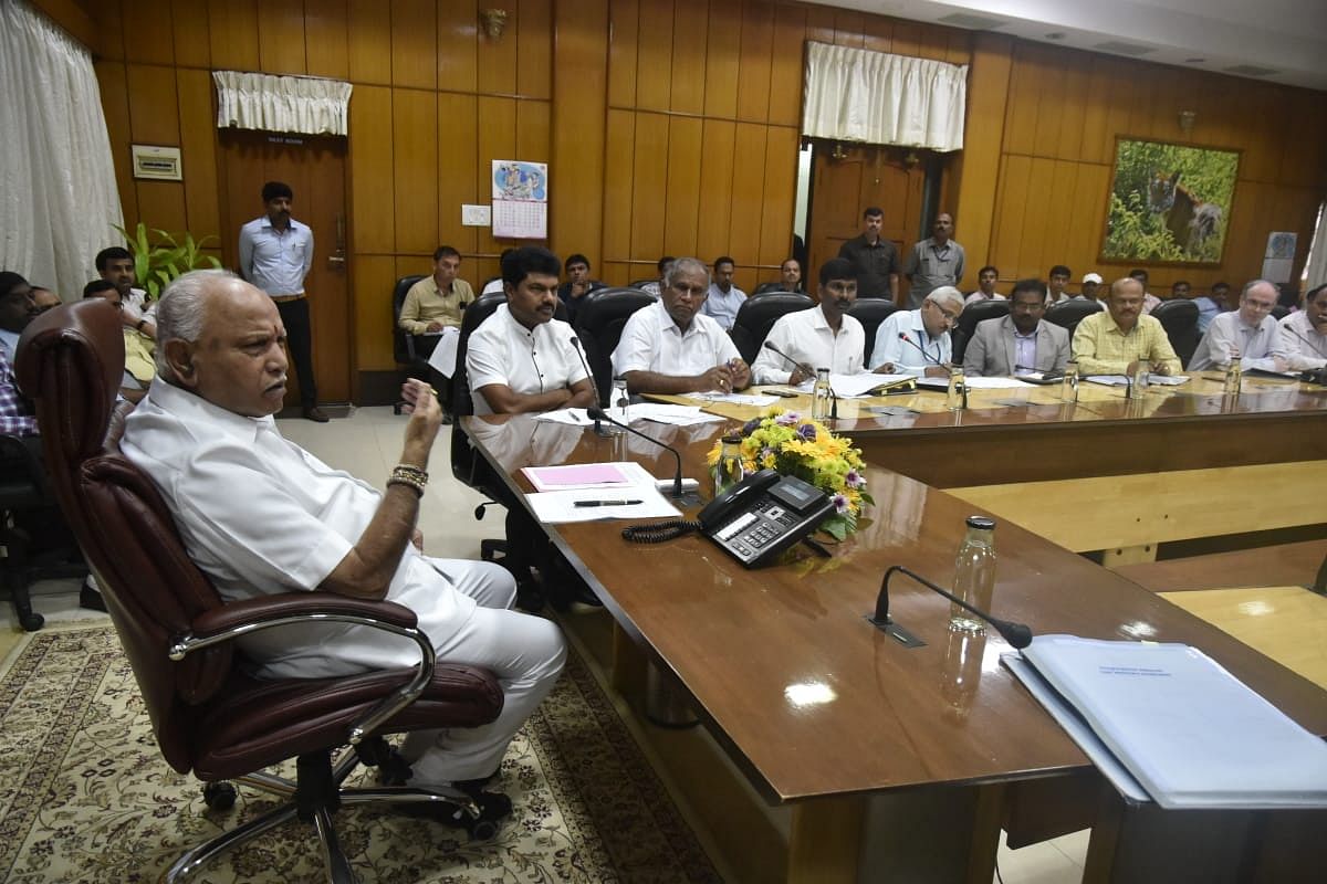 CM Yediyurappa has been bullish on the airport project given that Shivamogga is his home district. (DH Photo)
