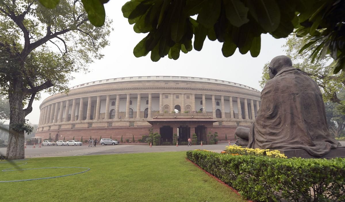 Parliamentary Affairs Minister Pralhad Joshi expressed satisfaction that both the Houses witnessed 100% productivity with the Rajya Sabha passing 15 bills while the Lok Sabha putting its seal of approval on 14 draft legislations. (Photo by PTI)