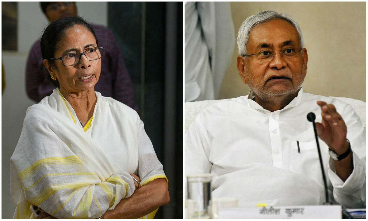 West Bengal chief minister Mamata Banerjee and Bihar CM Nitish Kumar skipped the first meeting of the National Ganga Council (NGC). (PTI Photos)