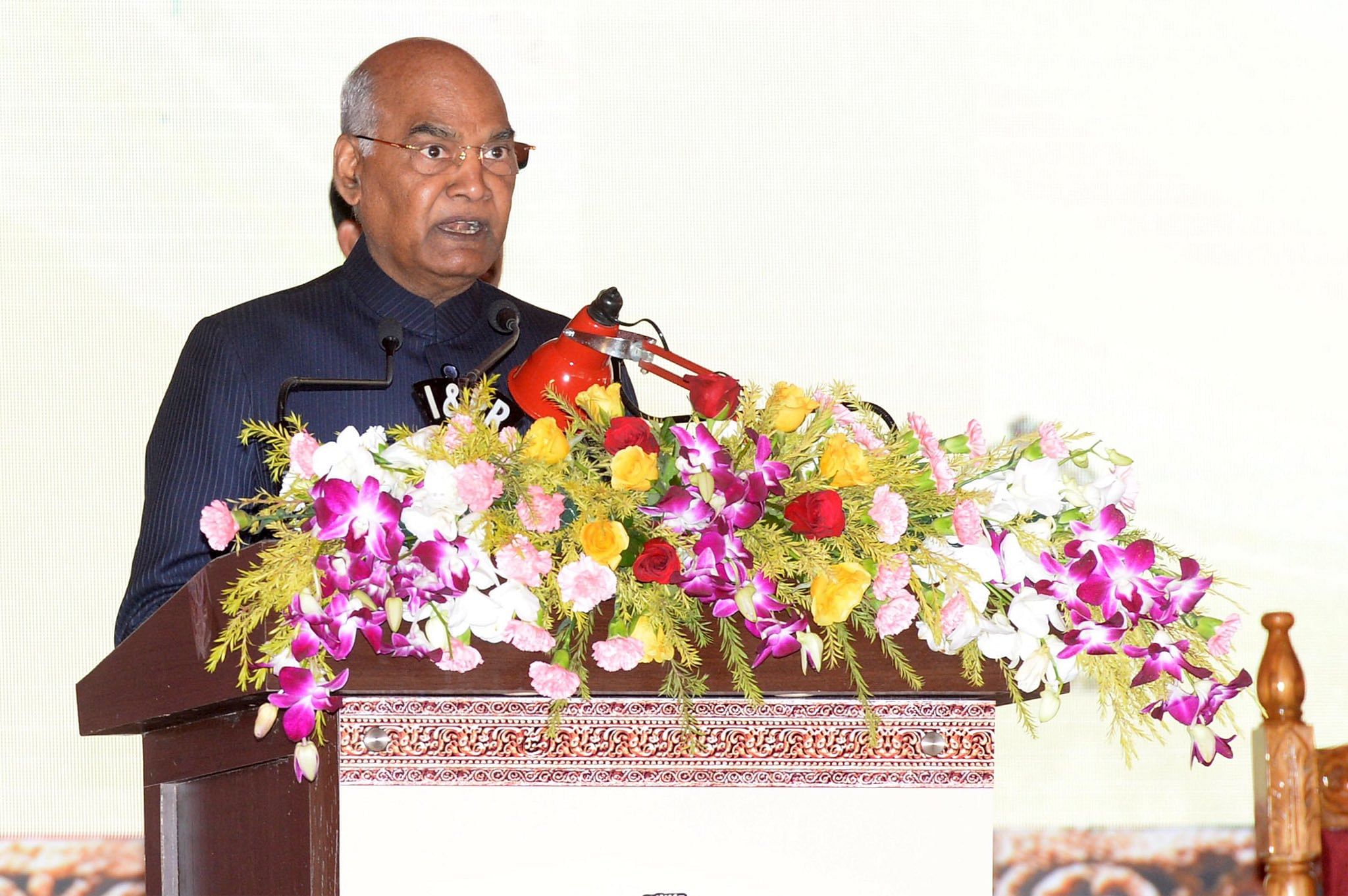 As our economy grows, we need to acquire the scale and efficiency that is greater and better than the best in the world, President Kovind added. Photo/Twitter (@rashtrapatibhvn)