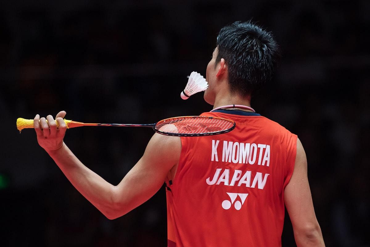 Kento Momota of Japan. (AFP Photo)