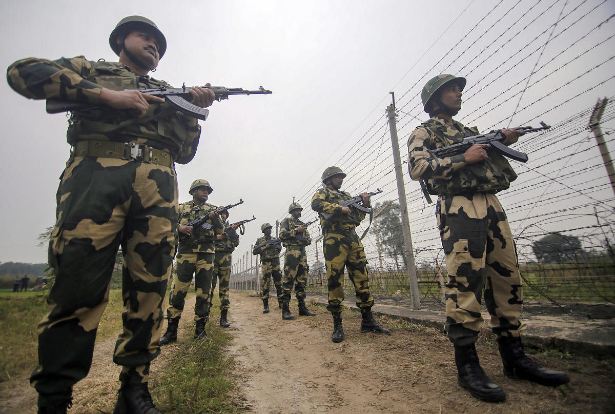 The Indian Army is retaliating befittingly, a Defence spokesman said. Photo/PTI