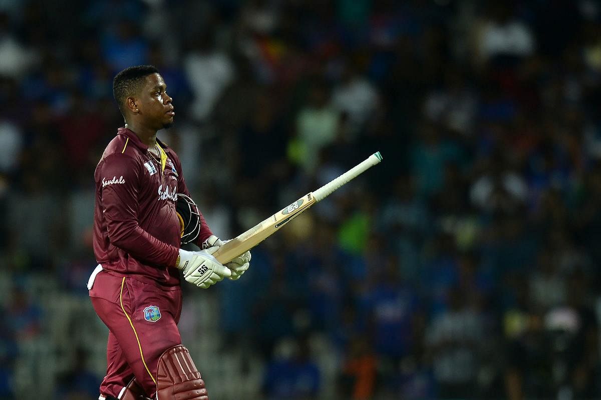 His career-best knock also came just before the IPL auction on Dec 19 but Hetmyer said he was not thinking much about the upcoming T20 league at the moment. Photo/AFP