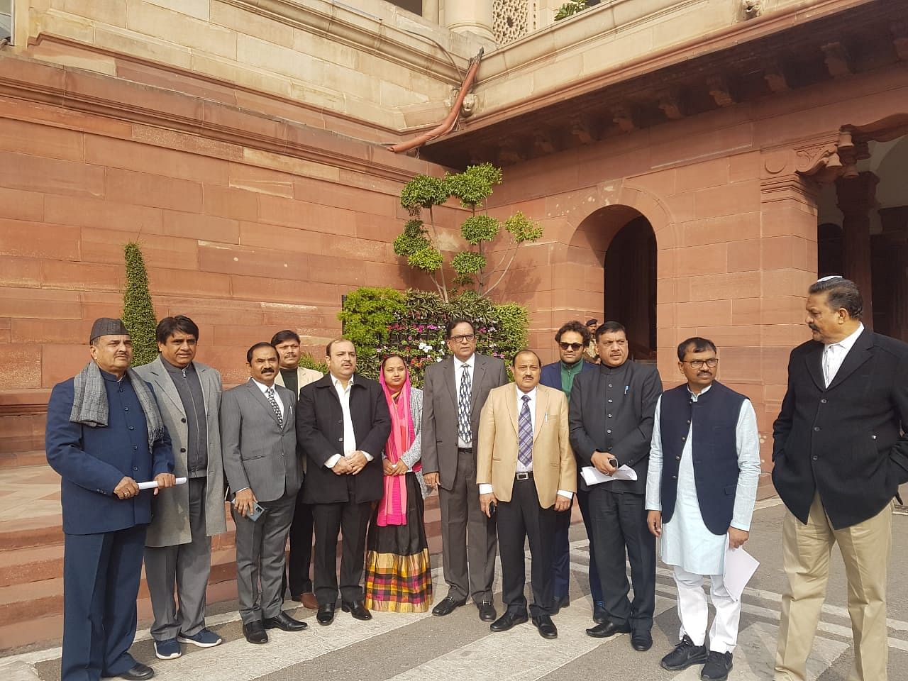 A Bahujan Samaj Party (BSP) parliamentary delegation is meeting President Ram Nath Kovind over the Citizenship (Amendment) Act. Photo/ANI