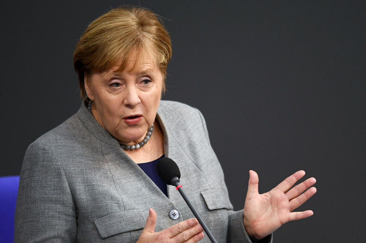 German Chancellor Angela Merkel. (Reuters Photo)