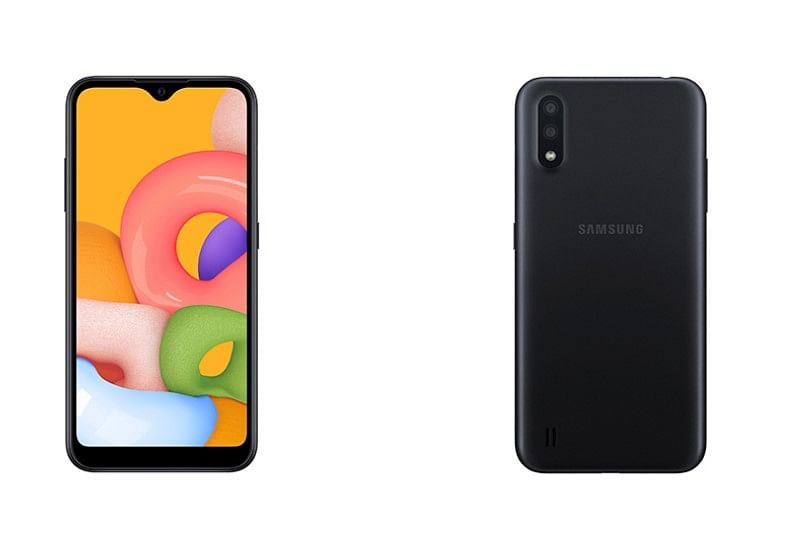 The new Galaxy A01 series unveiled (Picture Credit: Samsung Mobile Press)