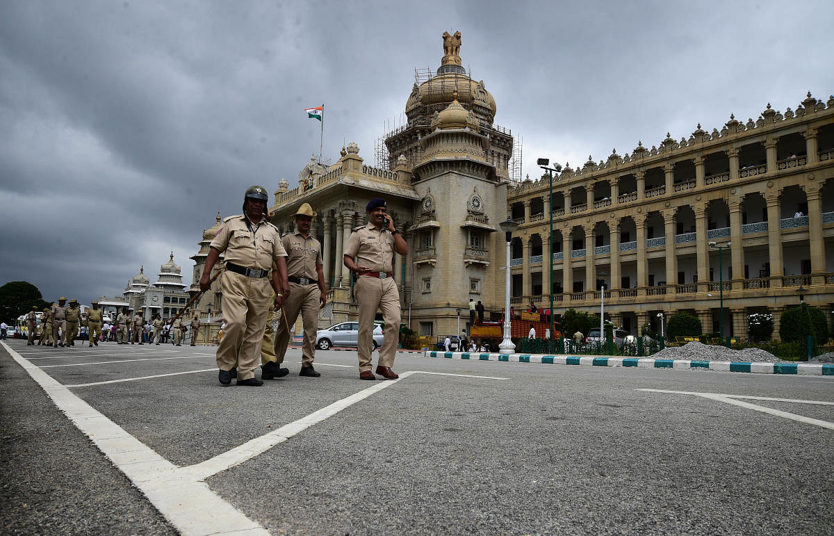 The police then conducted through check on Vidhana Soudha premises. (Representative Image)