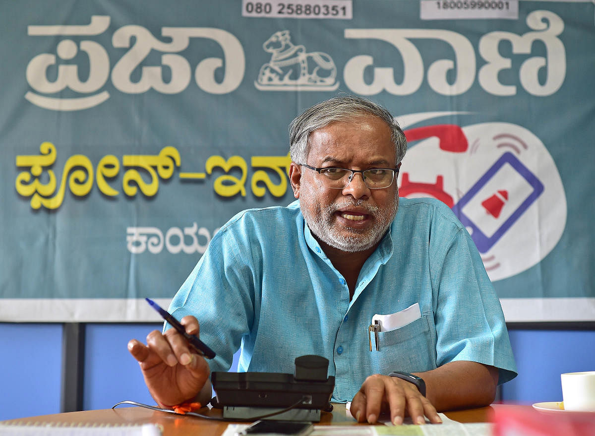 Education minister of Karnataka S Suresh Kumar