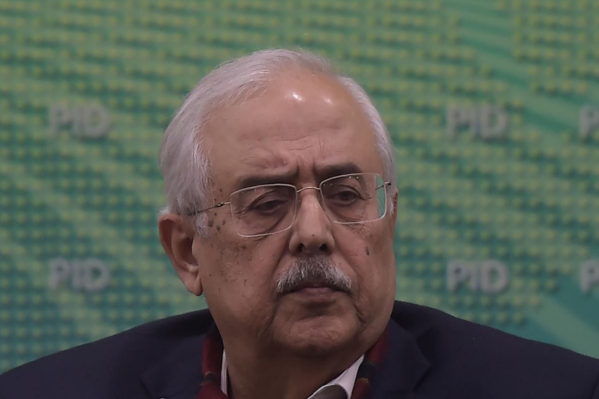 Pakistan's Attorney-General Anwar Mansoor Khan gives a press conference following a special court verdict against former military ruler Pervez Musharraf, in Islamabad on December 17, 2019. (Photo by AFP)