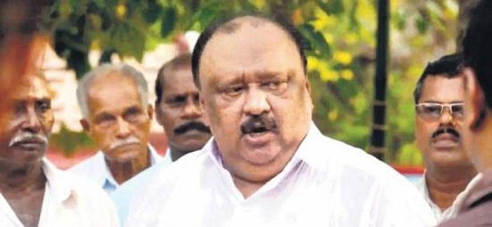 NCP Kerala president and former Kerala minister Thomas Chandy (72) died in Kochi. (File Photo)