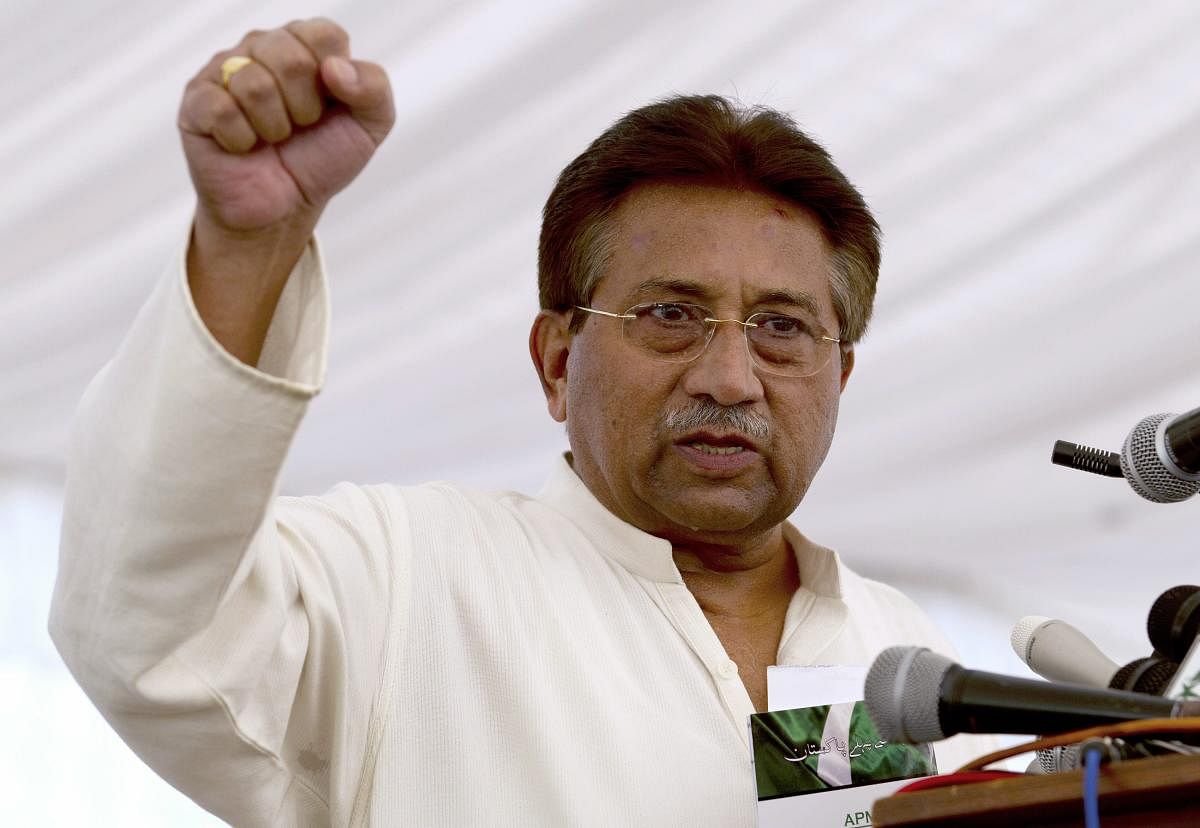 Musharraf was sentenced to death in a case of high treason on Tuesday. AP/PTI file photo