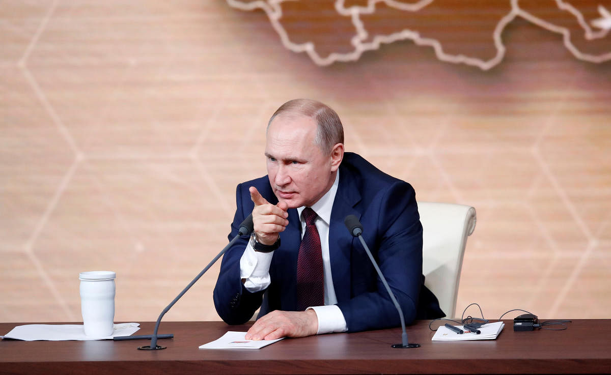 Russian President Vladimir Putin. (Reuters photo)