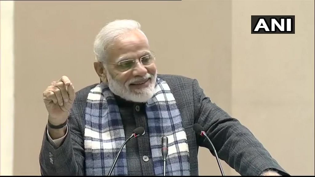Prime Minister Narendra Modi at ASSOCHAM. (ANI Photo)