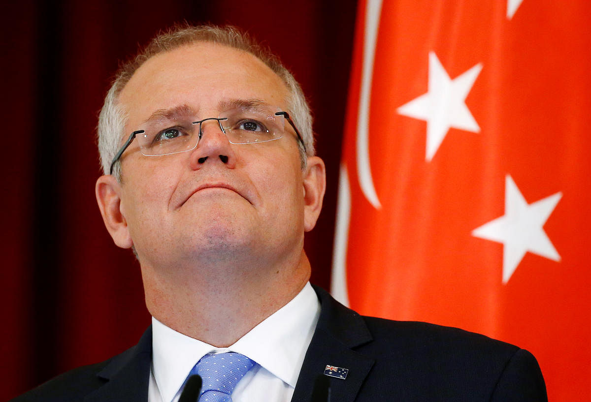 Australia's Prime Minister Scott Morrison. (Reuters Photo)