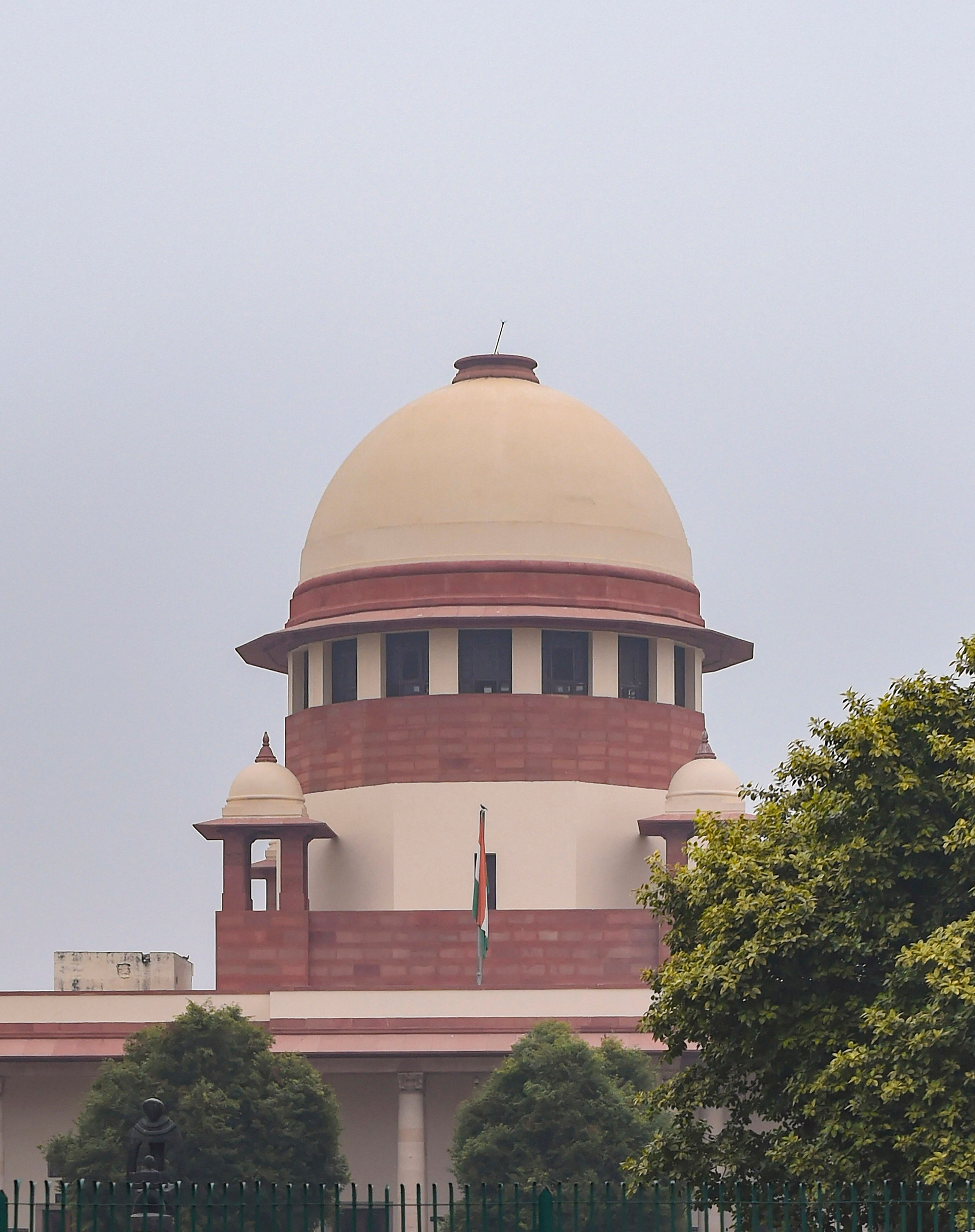  A view of Supreme Court in New Delhi. (PTI Photo)