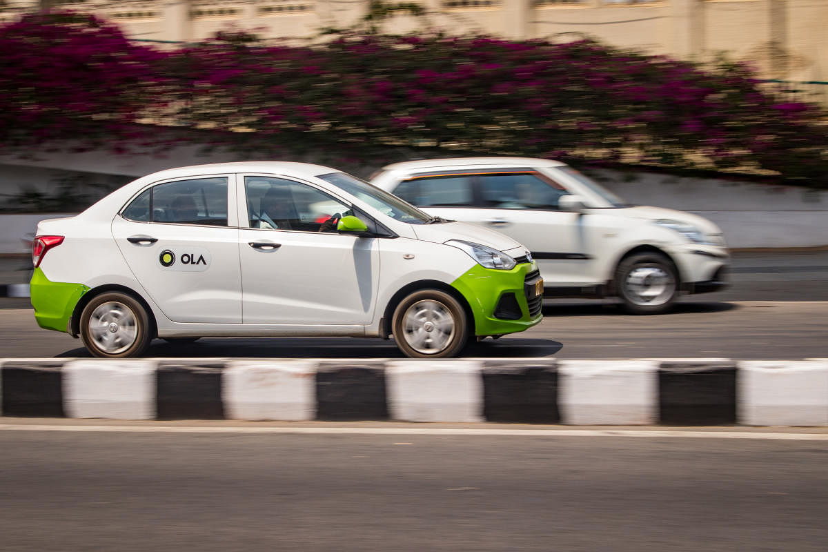It added that Ola Guardian is built on artificial intelligence and machine learning capabilities on the Ola platform which enables it to continuously learn and evolve from millions of data points to improve risk signalling and instant resolution. (DH Photo/Prarthan D R)