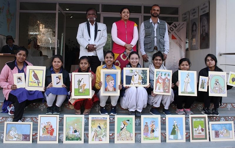 Deccani painting workshop. (DH Photo)