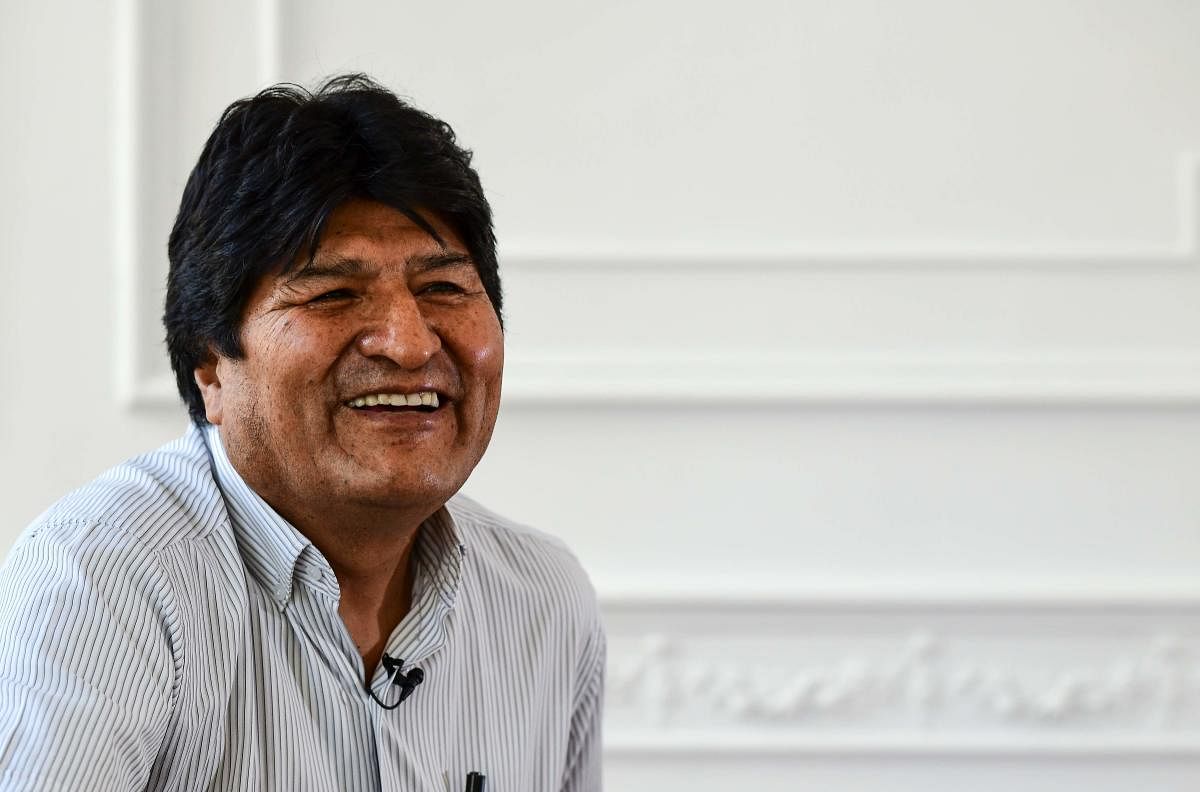 Bolivia's ex-President Evo Morales. (AFP photo)