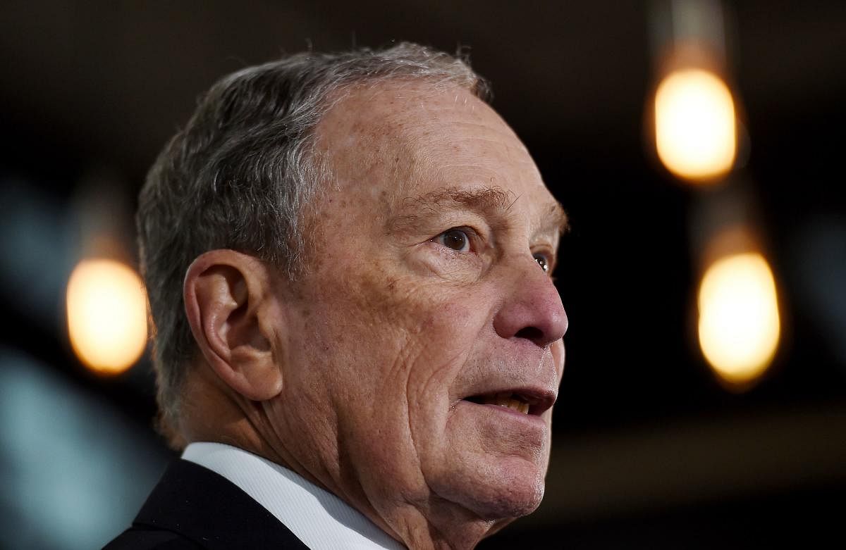 Former New York Mayor and Democratic presidential candidate Michael Bloomberg. (AFP file photo)