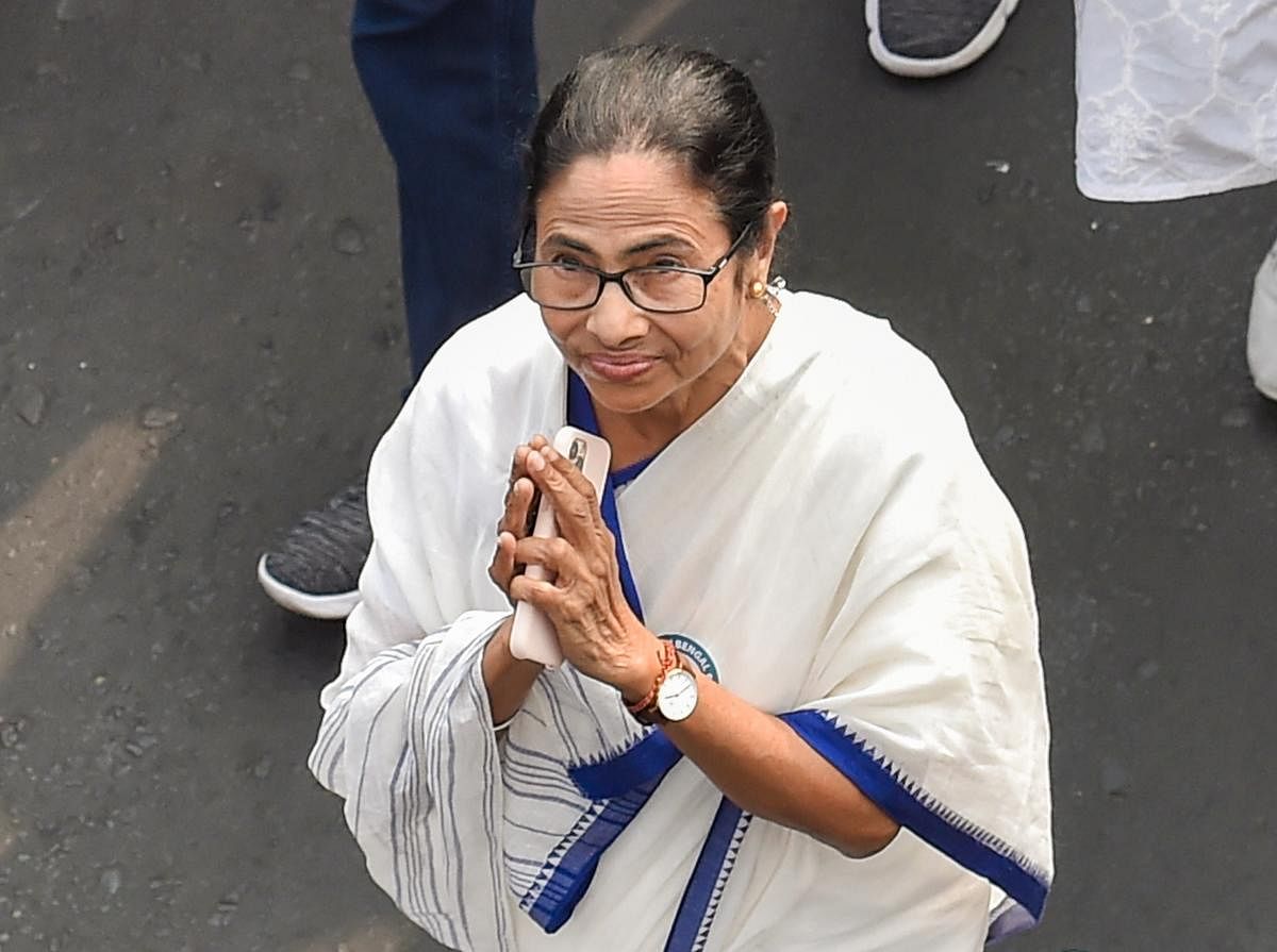 The Trinamool Congress supremo, who had shared a cordial relationship with the veteran leader, further said that Vajpayee was missed by everybody "a lot". Photo/PTI