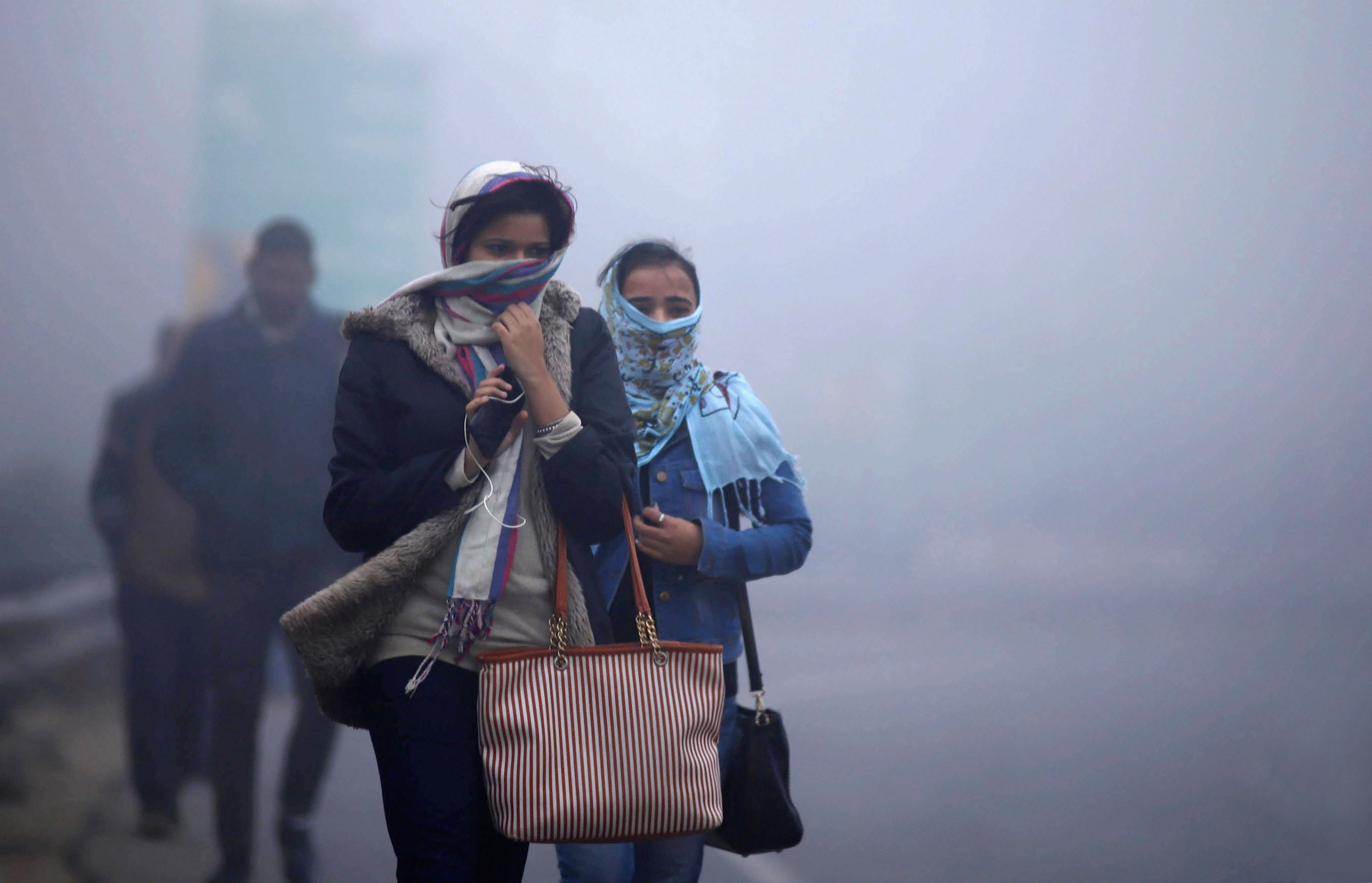 Chandigarh, the common capital of the two states, recorded a low of 6.5 degrees Celsius. (PTI Photo)