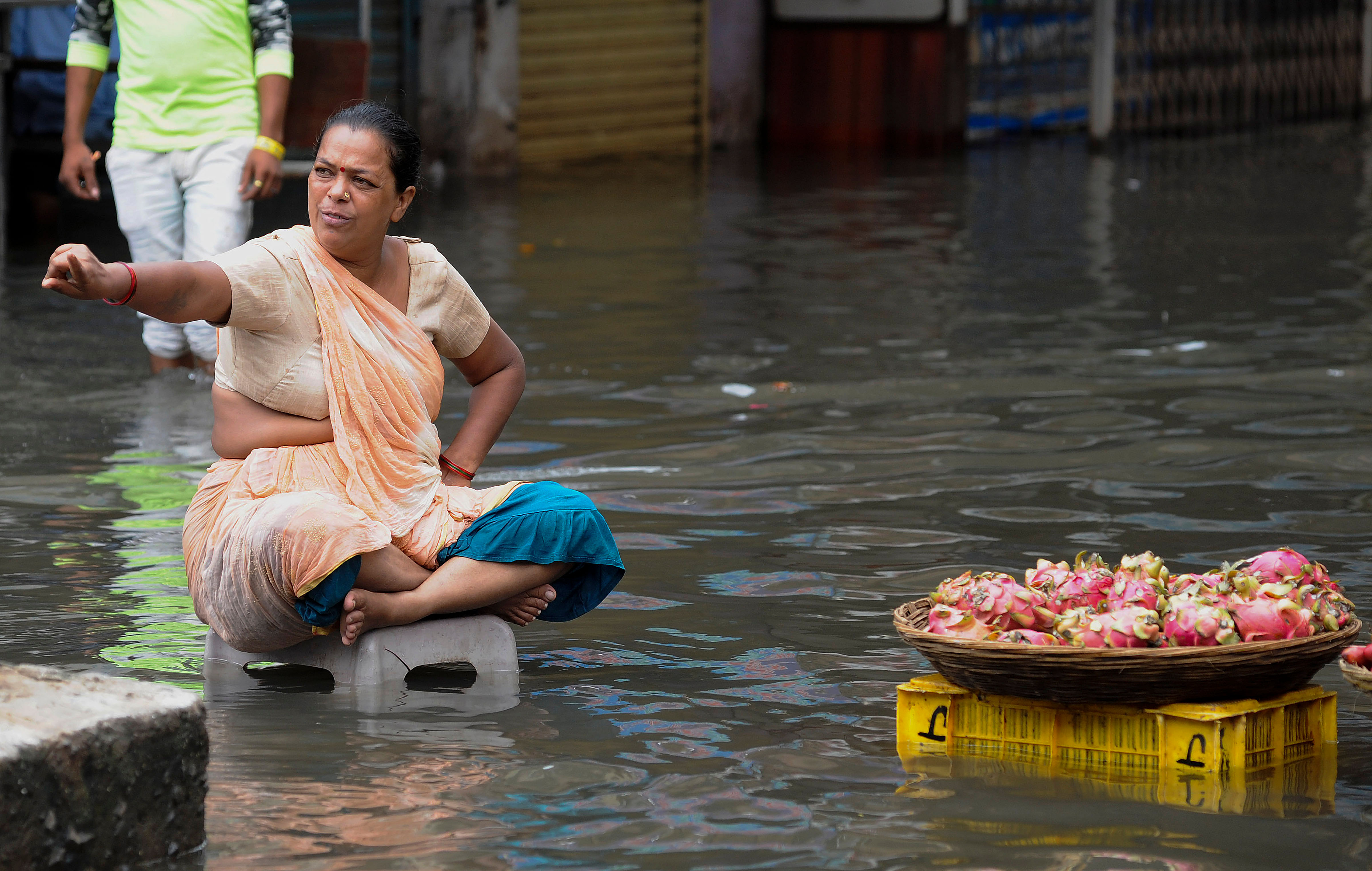 According to an official, illegal constructions on water streams were the main cause of deluge in the city. (PTI Photo)
