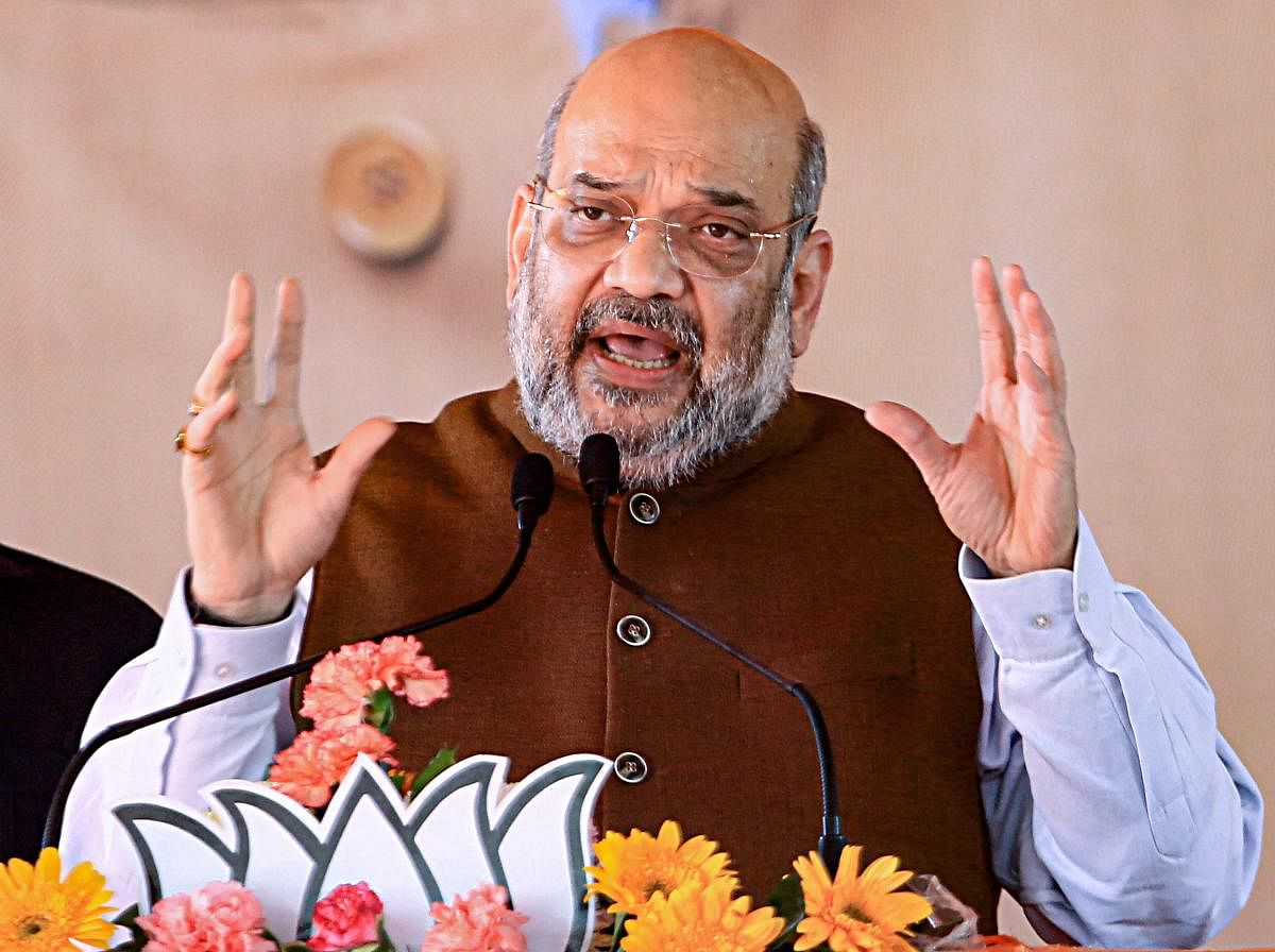 With elections in Jharkhand dealing a shocking defeat to BJP and just two months now left for Delhi polls, Shah was back in election mode, attacking the Opposition for having “spoilt” the Delhi atmosphere and accusing Delhi Chief Minister Arvind Kejriwal of "obstructing" development. (PTI Photo)