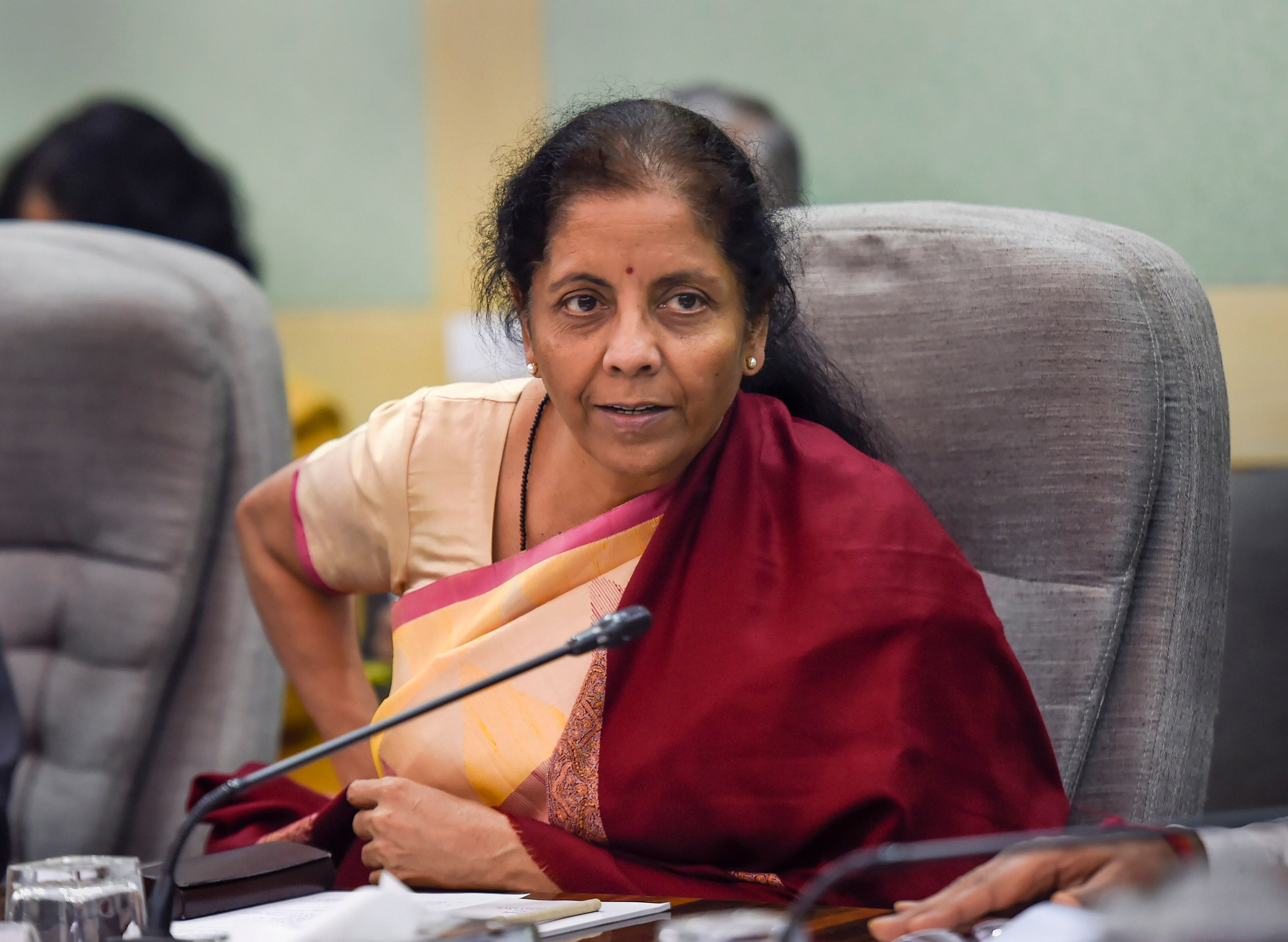 Union Finance Minister Nirmala Sitharaman. (PTI Photo)