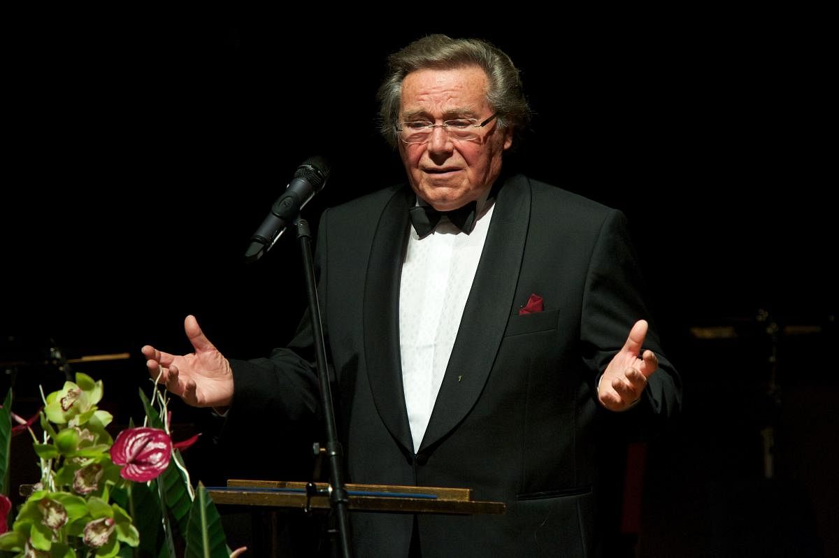 German singer and conductor Peter Schreier, widely regarded as one of the leading lyric tenors of the 20th century, died at the age of 84 after a long illness. (AFP)