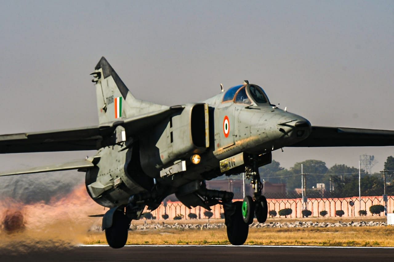 One of the MiG-27 aircraft